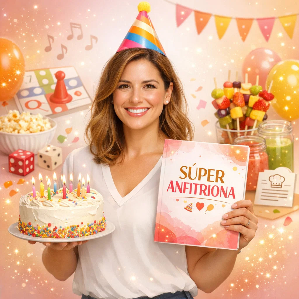 🎉 SÚPER ANFITRIONA – Pack para organizar cumpleaños inolvidables